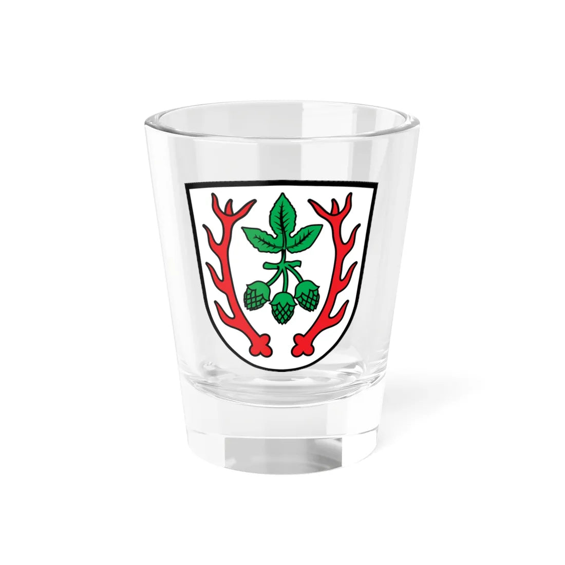 DEU Aiglsbach COA (Germany) (Coat of Arms) Shot Glass 1.5oz 1.5oz - Go Mug Yourself