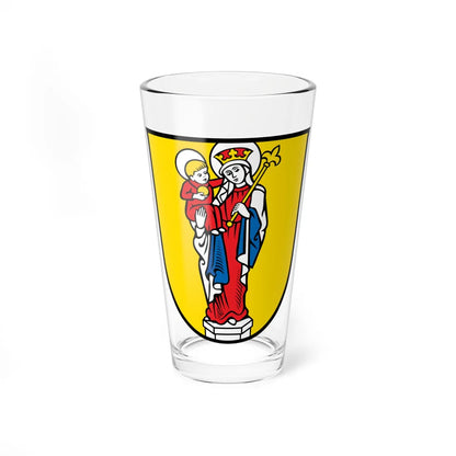DEU Altötting COA (Germany) (Coat of Arms) Pint Glass 16oz 16oz - Go Mug Yourself