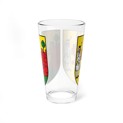 DEU Annaberg-Buchholz COA (Germany) (Coat of Arms) Pint Glass 16oz - Go Mug Yourself