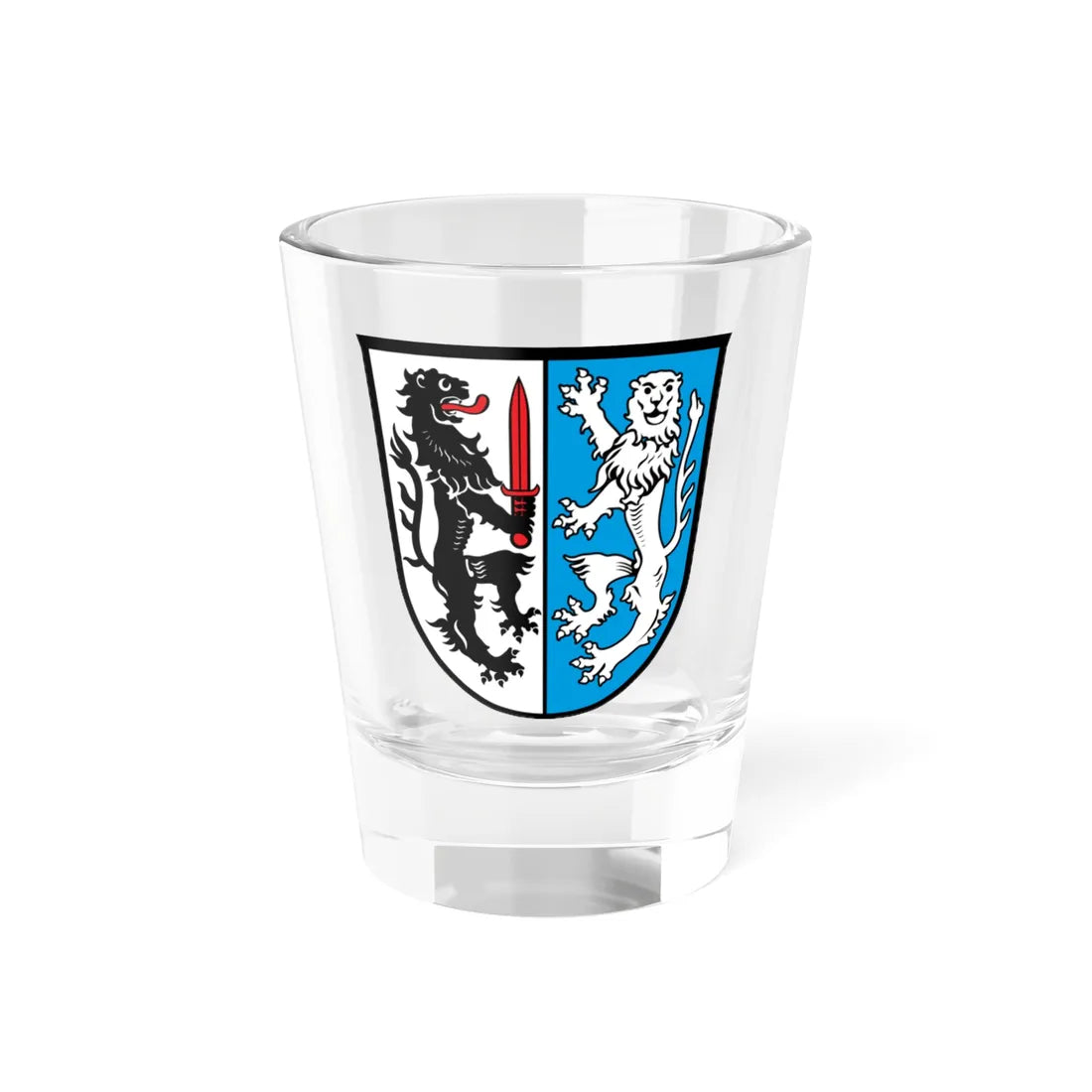 DEU Babensham COA (Germany) (Coat of Arms) Shot Glass 1.5oz 1.5oz - Go Mug Yourself