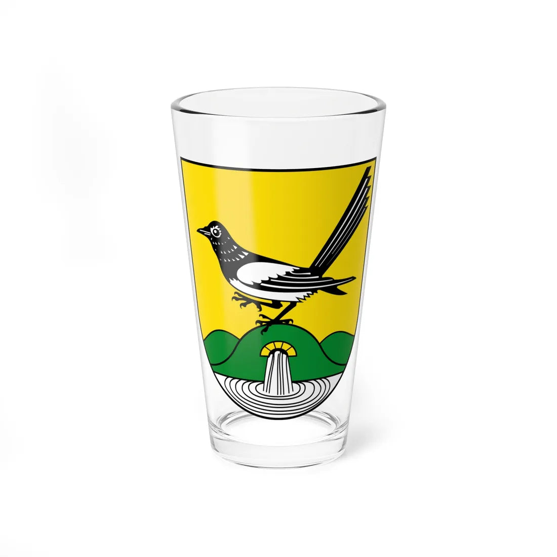 DEU Bad Elster COA (Germany) (Coat of Arms) Pint Glass 16oz 16oz - Go Mug Yourself