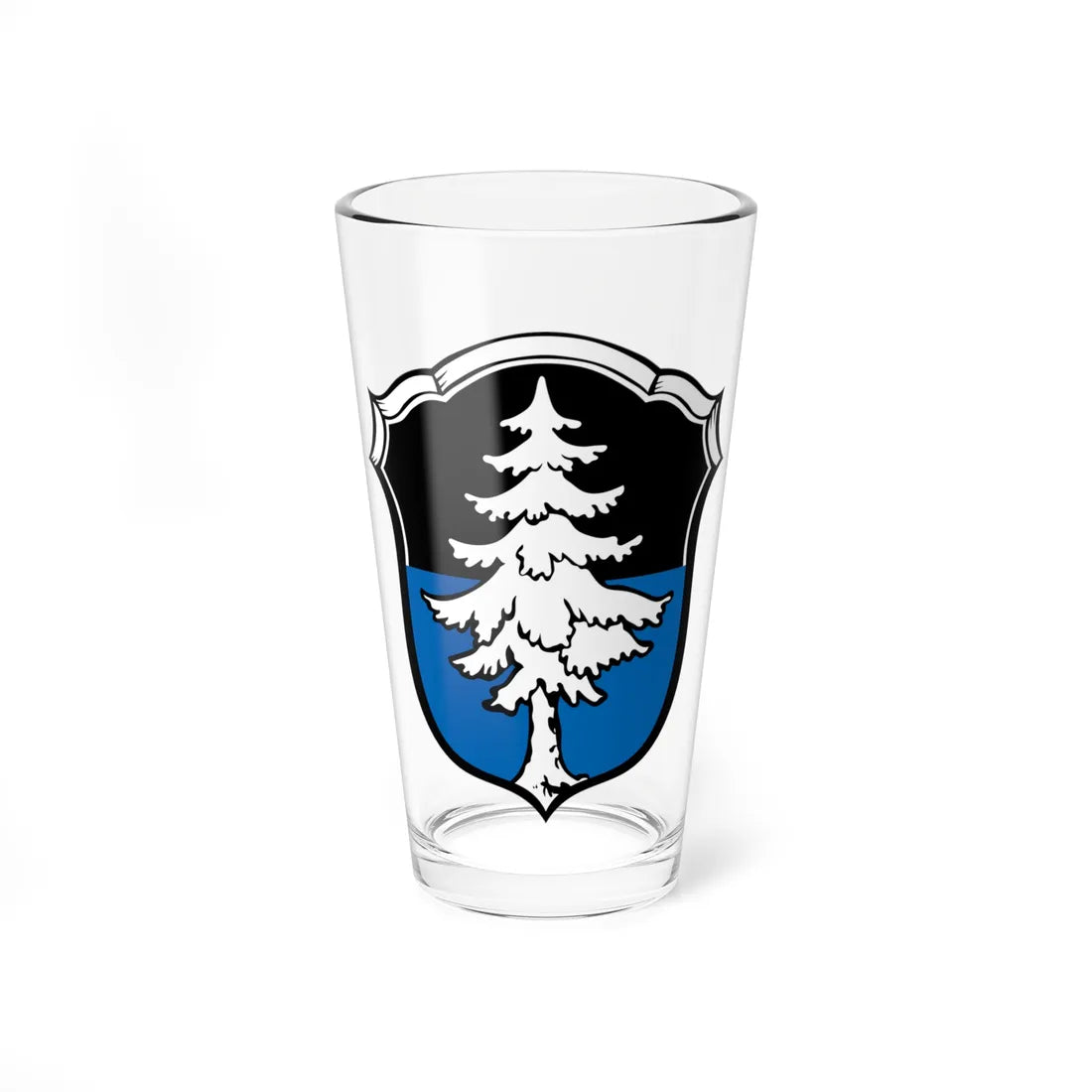 DEU Bad Hindelang COA (Germany) (Coat of Arms) Pint Glass 16oz 16oz - Go Mug Yourself