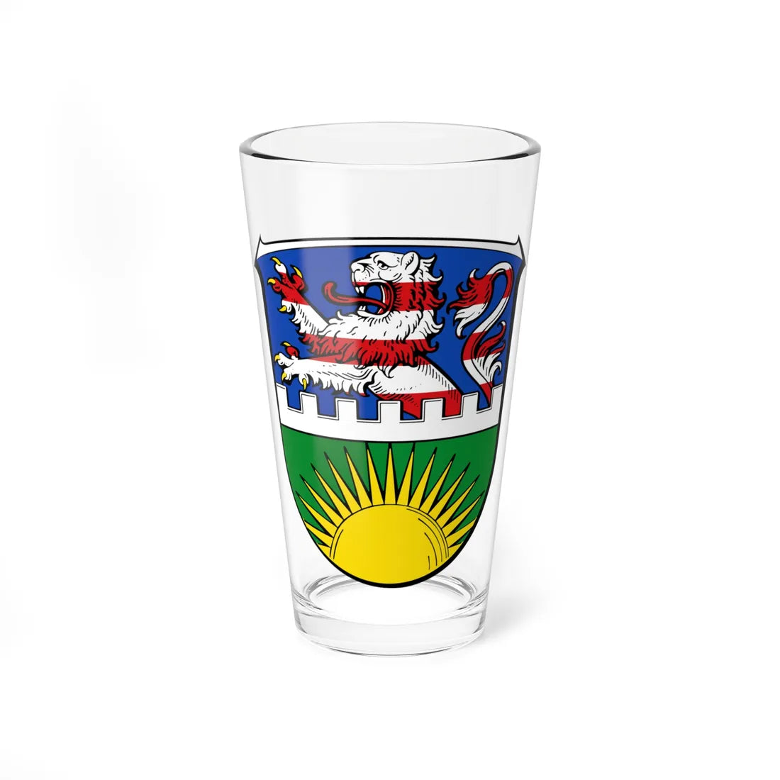 DEU Bad Karlshafen COA (Germany) (Coat of Arms) Pint Glass 16oz 16oz - Go Mug Yourself