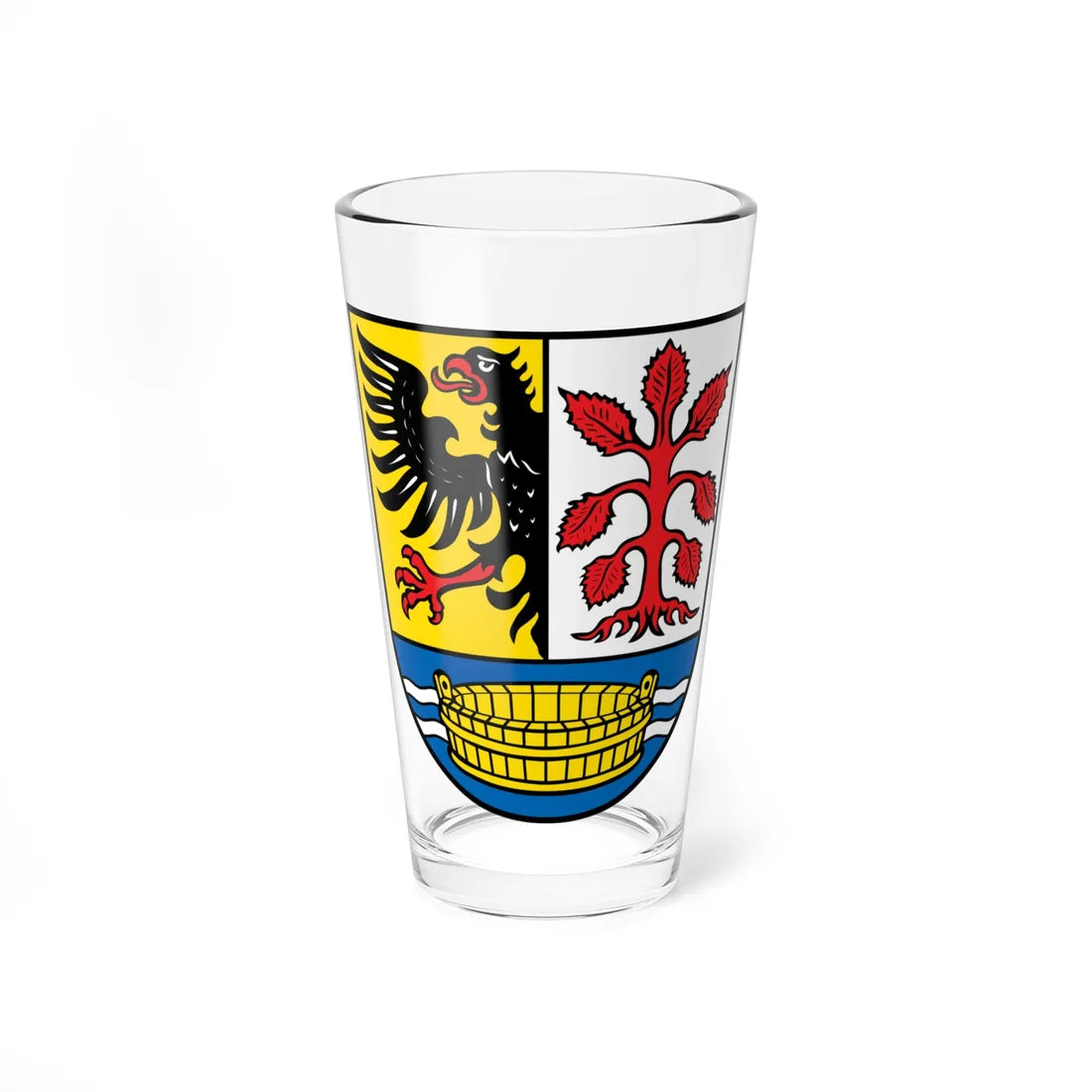 DEU Bad Kohlgrub COA (Germany) (Coat of Arms) Pint Glass 16oz 16oz - Go Mug Yourself