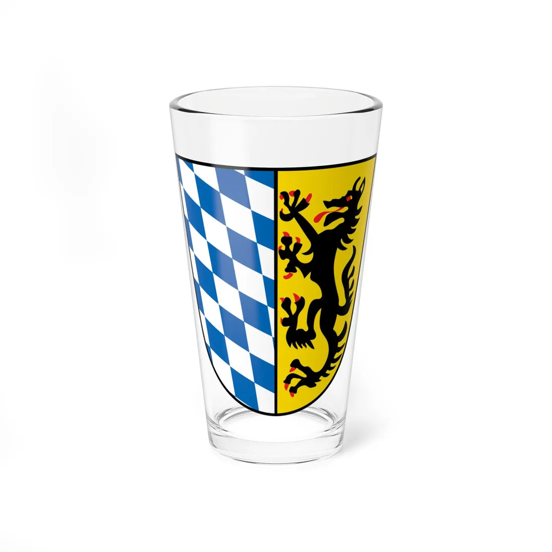 DEU Bad Reichenhall COA (Germany) (Coat of Arms) Pint Glass 16oz 16oz - Go Mug Yourself