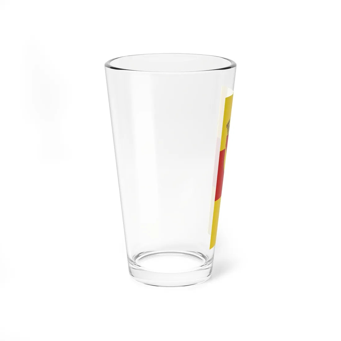 DEU Baden-Baden Flag vertical (Germany) Pint Glass 16oz - Go Mug Yourself