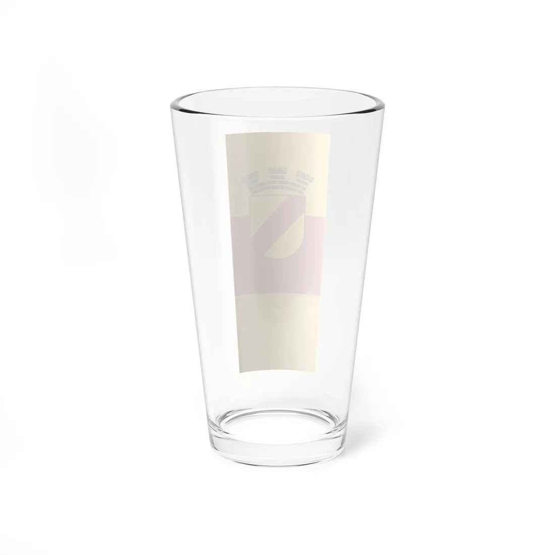 DEU Baden-Baden Flag vertical (Germany) Pint Glass 16oz - Go Mug Yourself
