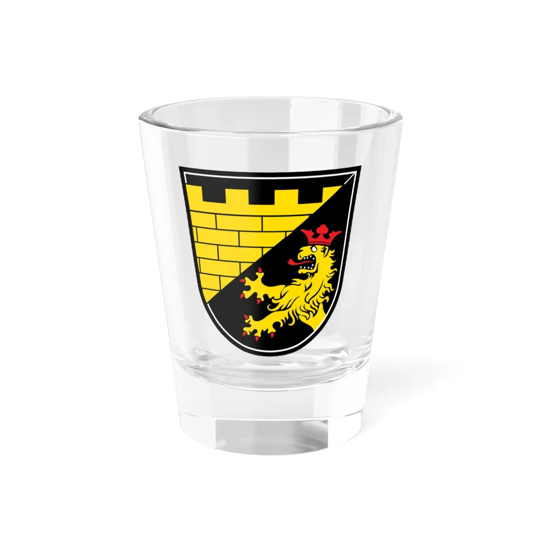 DEU Berg bei Neumarkt in der Oberpfalz COA (Germany) (Coat of Arms) Shot Glass 1.5oz 1.5oz - Go Mug Yourself