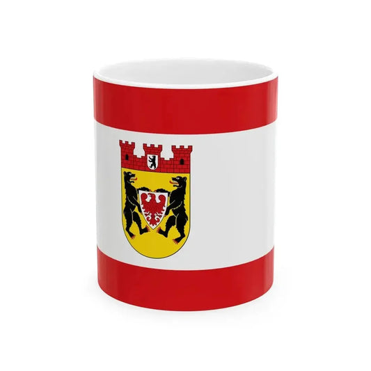 DEU Berlin-Mitte district Flag (Germany) White Coffee Mug 11oz - Go Mug Yourself