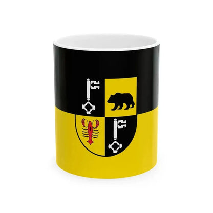 DEU Bernkastel-Kues Flag (Germany) White Coffee Mug 11oz - Go Mug Yourself