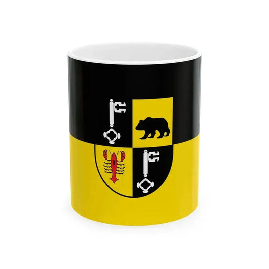 DEU Bernkastel-Kues Flag (Germany) White Coffee Mug 11oz - Go Mug Yourself