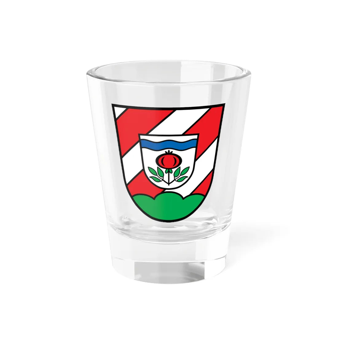 DEU Bibertal COA (Germany) (Coat of Arms) Shot Glass 1.5oz 1.5oz - Go Mug Yourself