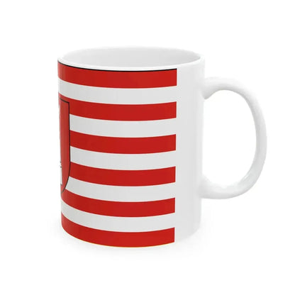 DEU Bietigheim-Bissingen Flag variant (Germany) White Coffee Mug - Go Mug Yourself