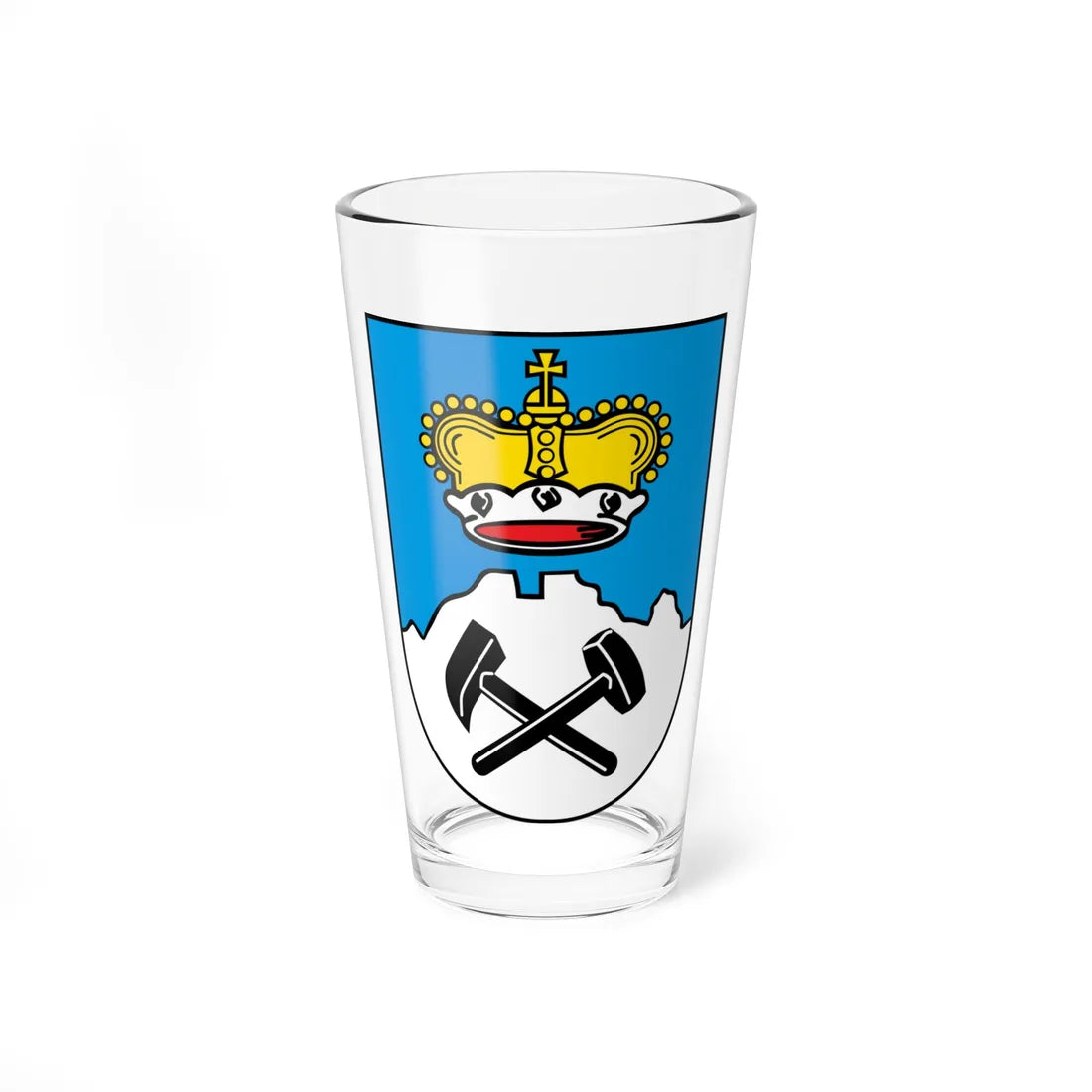 DEU Bodenmais COA (Germany) (Coat of Arms) Pint Glass 16oz 16oz - Go Mug Yourself