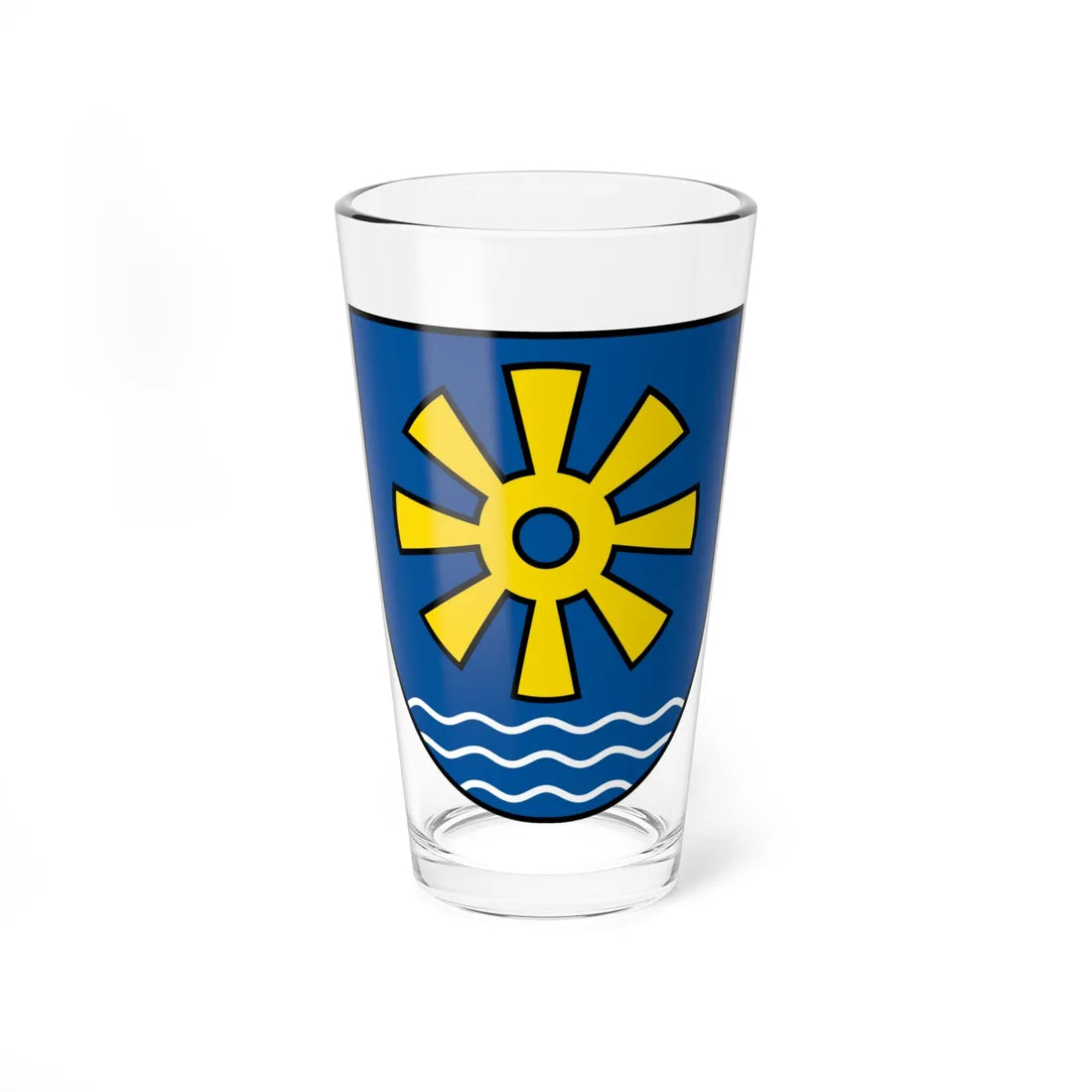 DEU Bodenseekreis COA (Germany) (Coat of Arms) Pint Glass 16oz 16oz - Go Mug Yourself