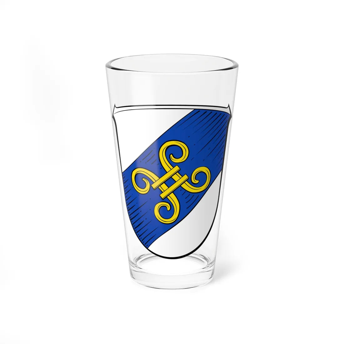 DEU Breidenbach COA (Germany) (Coat of Arms) Pint Glass 16oz 16oz - Go Mug Yourself