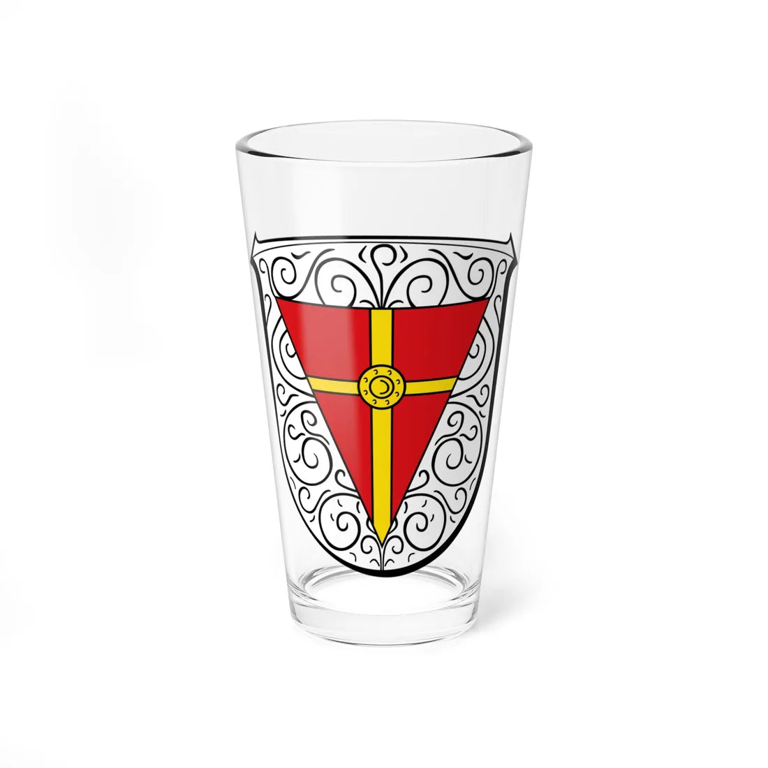 DEU Bruchköbel COA (Germany) (Coat of Arms) Pint Glass 16oz 16oz - Go Mug Yourself