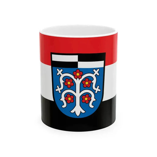 DEU Bruckberg Flag (Germany) White Coffee Mug 11oz - Go Mug Yourself