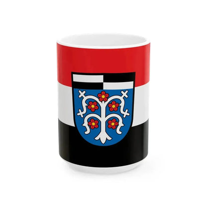 DEU Bruckberg Flag (Germany) White Coffee Mug 15oz - Go Mug Yourself