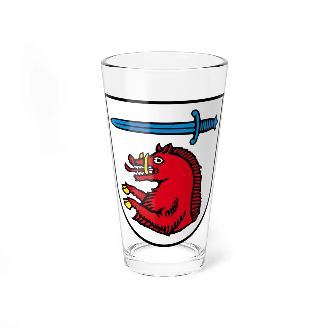 DEU Chamerau COA (Germany) (Coat of Arms) Pint Glass 16oz 16oz - Go Mug Yourself