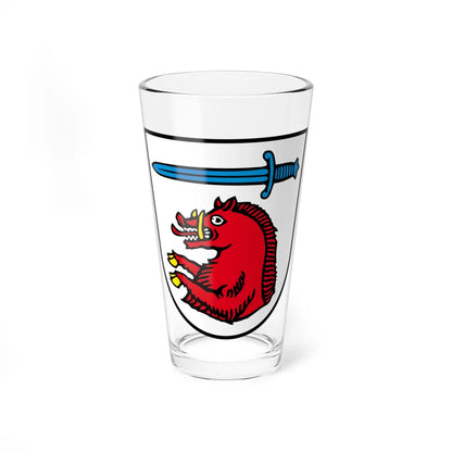 DEU Chamerau COA (Germany) (Coat of Arms) Pint Glass 16oz 16oz - Go Mug Yourself