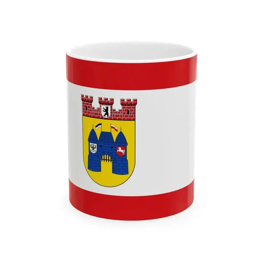 DEU Charlottenburg district Flag (Germany) White Coffee Mug 11oz - Go Mug Yourself