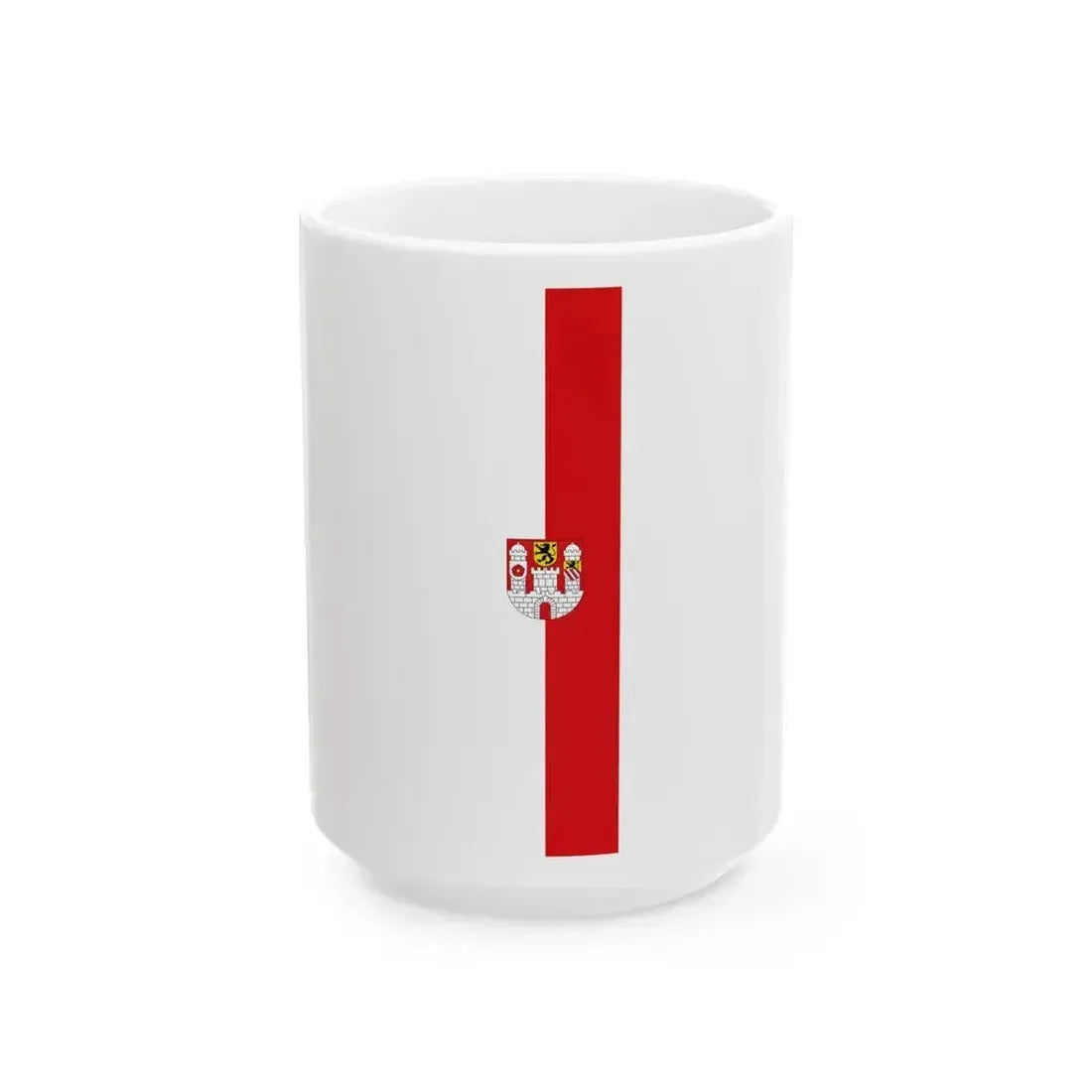 DEU Colditz Banner (Germany) White Coffee Mug 15oz - Go Mug Yourself