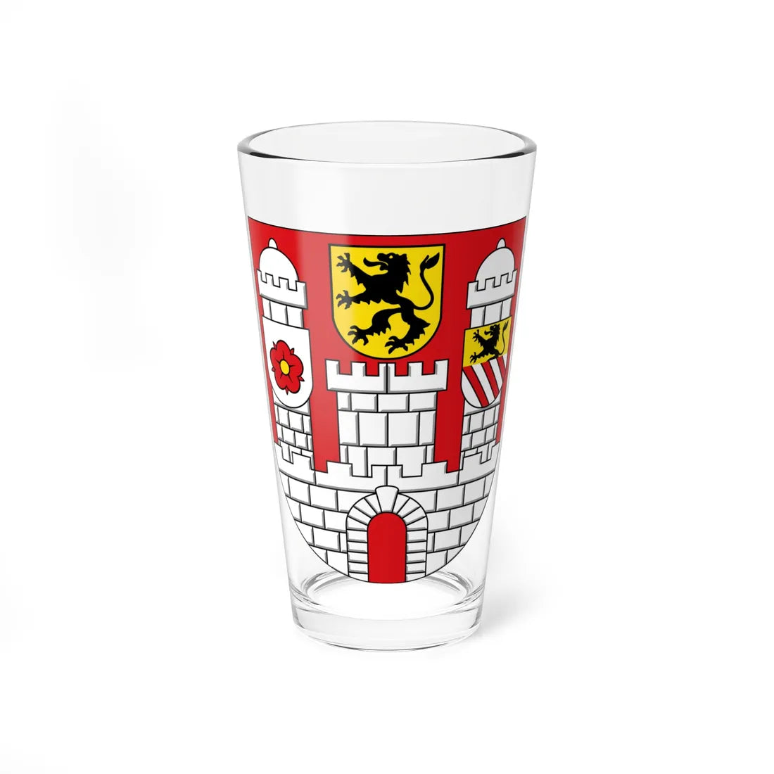 DEU Colditz COA (Germany) (Coat of Arms) Pint Glass 16oz 16oz - Go Mug Yourself