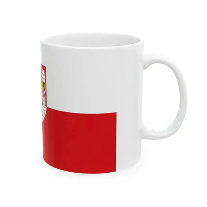 DEU Colditz Flag (Germany) White Coffee Mug - Go Mug Yourself