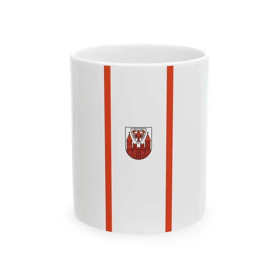 DEU Cottbus Banner (Germany) White Coffee Mug 11oz - Go Mug Yourself