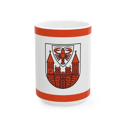DEU Cottbus Flag (Germany) White Coffee Mug 15oz - Go Mug Yourself