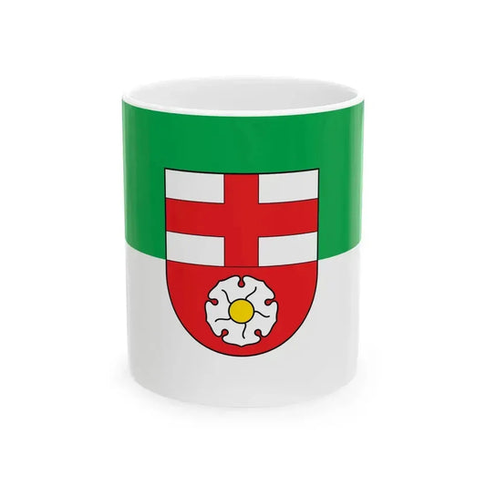 DEU Dieblich Flag (Germany) White Coffee Mug 11oz - Go Mug Yourself