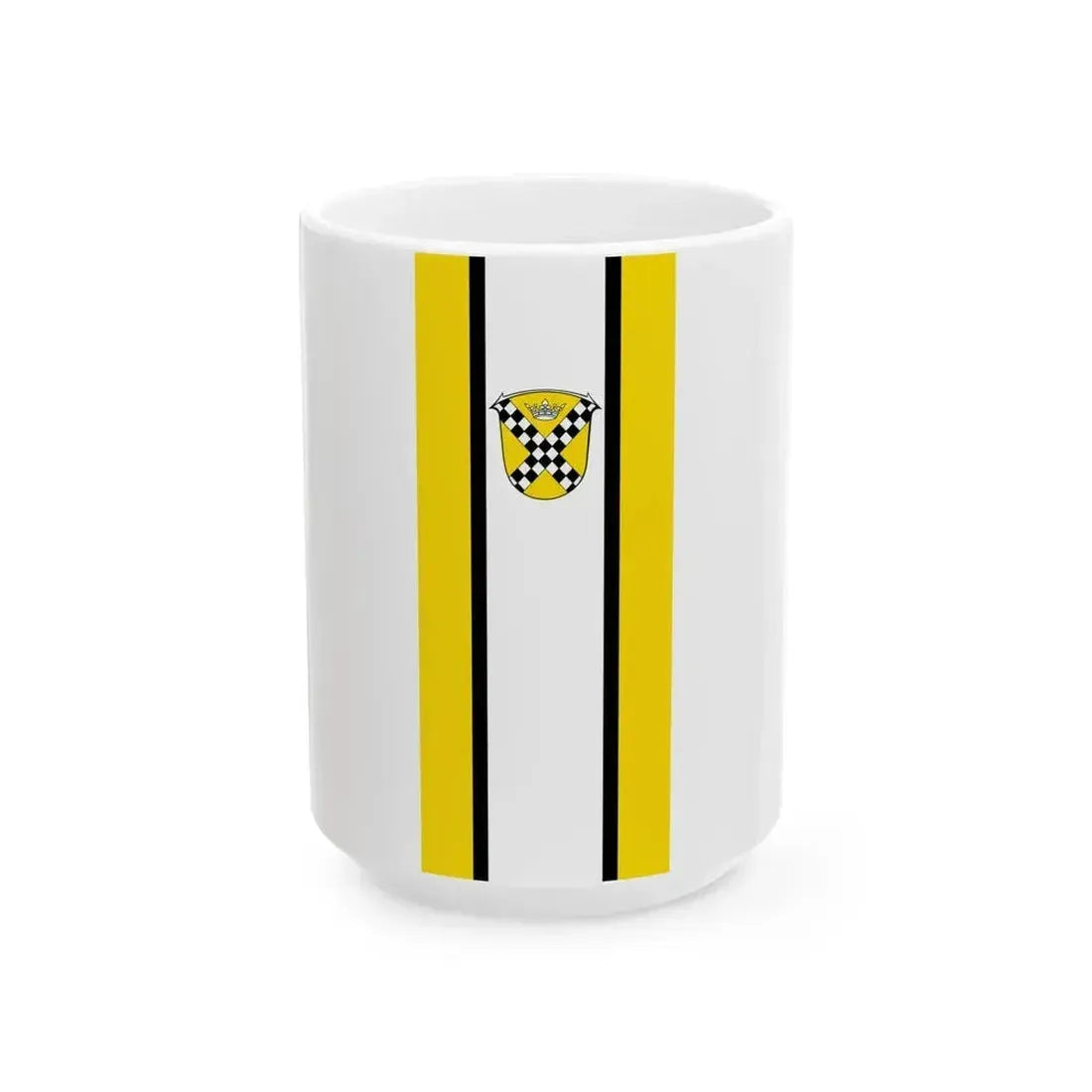 DEU Elbtal Banner (Germany) White Coffee Mug 15oz - Go Mug Yourself