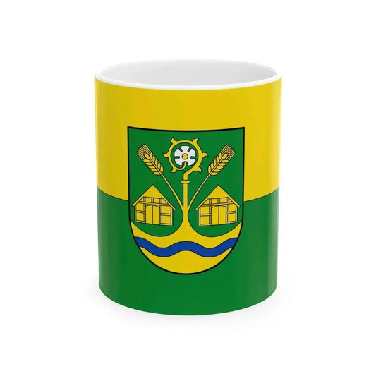 DEU Emtinghausen Flag (Germany) White Coffee Mug 11oz - Go Mug Yourself