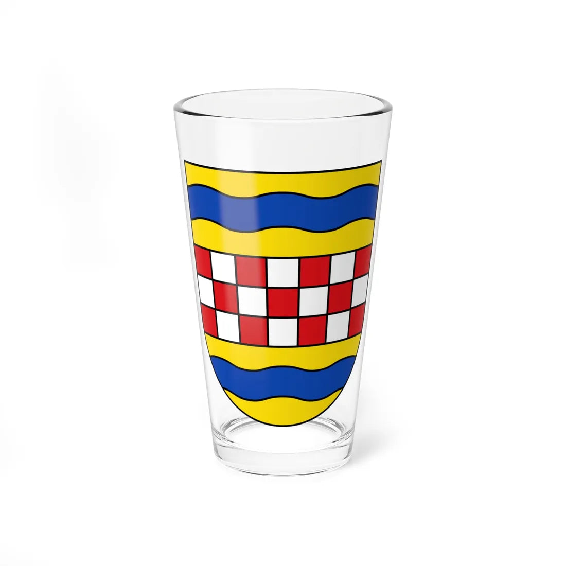 DEU Ennepe-Ruhr-Kreis COA (Germany) (Coat of Arms) Pint Glass 16oz 16oz - Go Mug Yourself