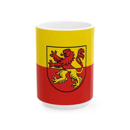 DEU Erbach Flag (Germany) White Coffee Mug 15oz - Go Mug Yourself