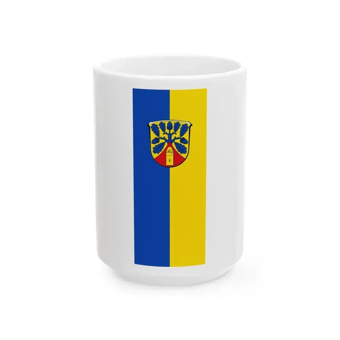 DEU Erda Banner (Germany) White Coffee Mug 15oz - Go Mug Yourself