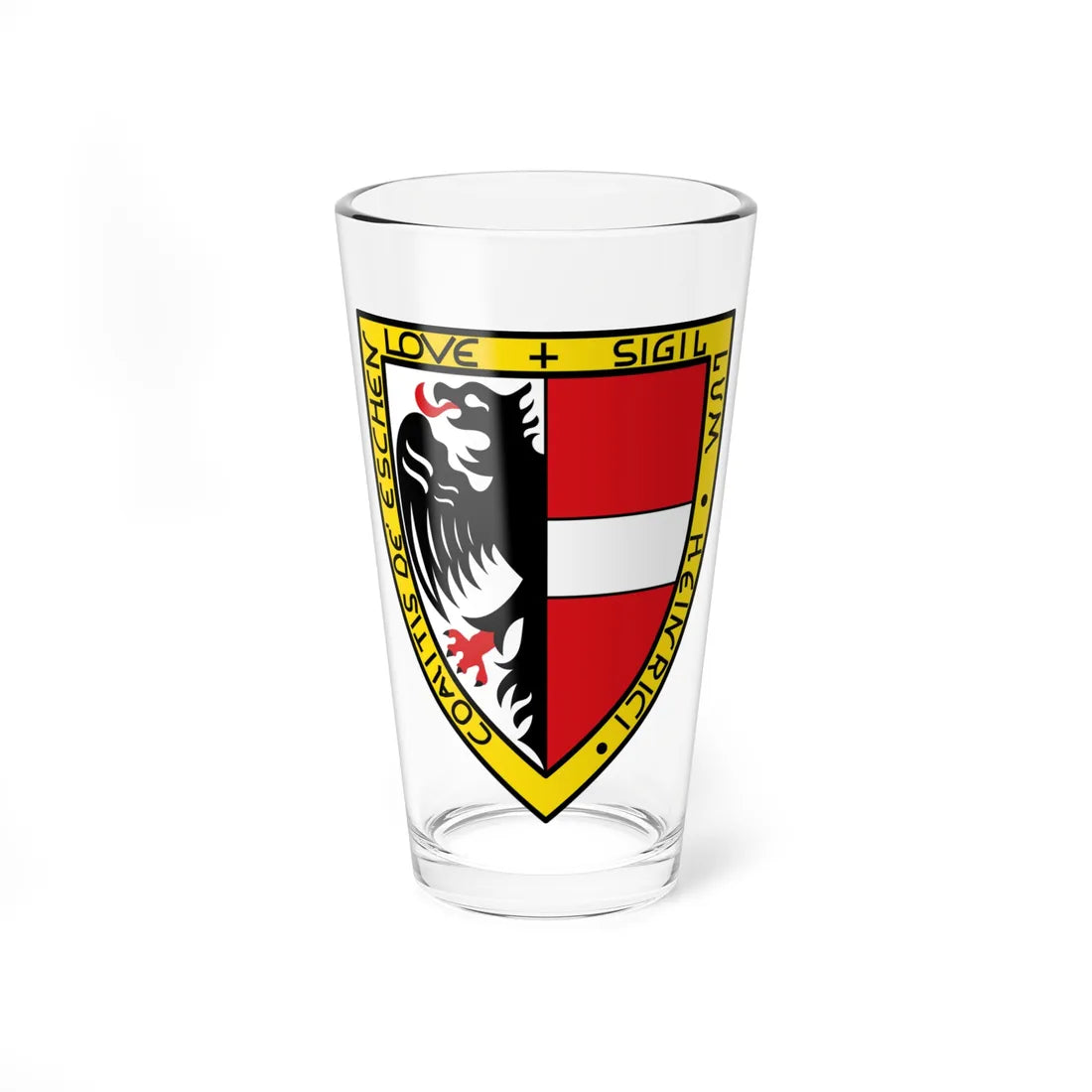 DEU Eschenlohe COA (Germany) (Coat of Arms) Pint Glass 16oz 16oz - Go Mug Yourself