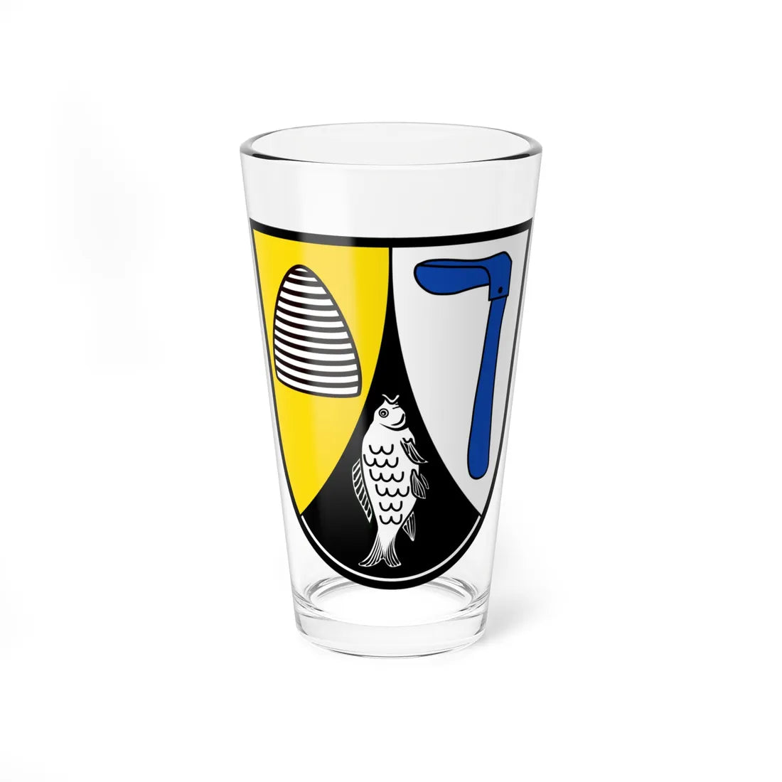 DEU Etzenricht COA (Germany) (Coat of Arms) Pint Glass 16oz 16oz - Go Mug Yourself