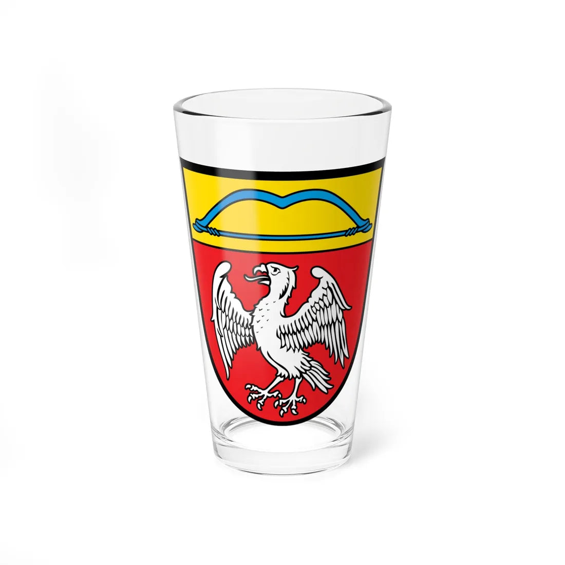 DEU Falkenberg Niederbayern COA (Germany) (Coat of Arms) Pint Glass 16oz 16oz - Go Mug Yourself