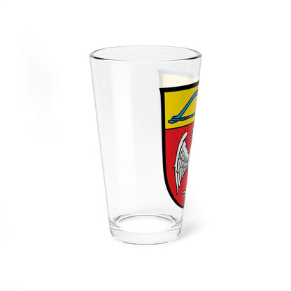 DEU Falkenberg Niederbayern COA (Germany) (Coat of Arms) Pint Glass 16oz - Go Mug Yourself