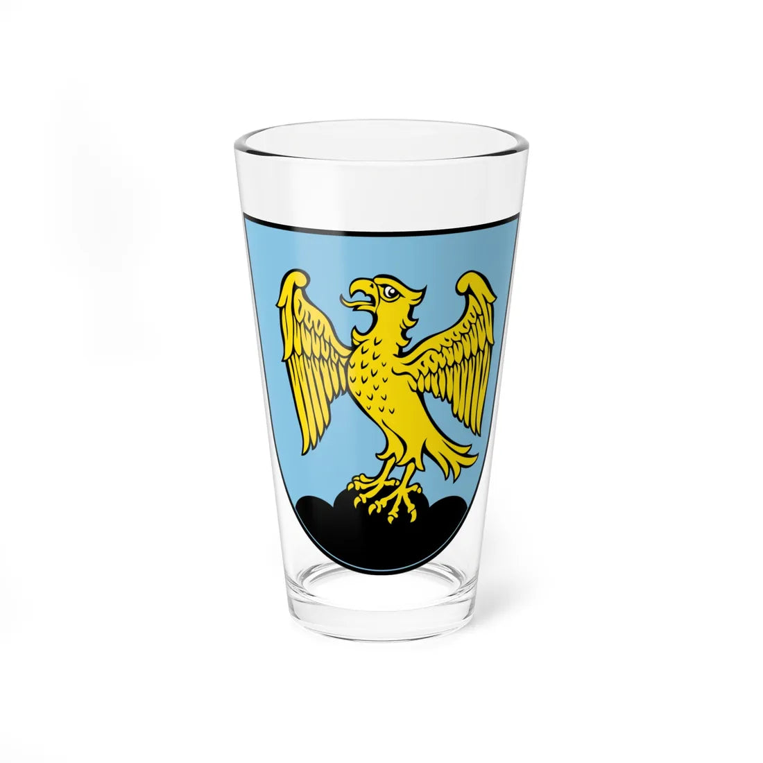 DEU Falkenstein Oberpfalz COA (Germany) (Coat of Arms) Pint Glass 16oz 16oz - Go Mug Yourself