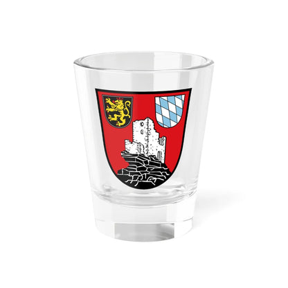 DEU Flossenbürg COA (Germany) (Coat of Arms) Shot Glass 1.5oz 1.5oz - Go Mug Yourself