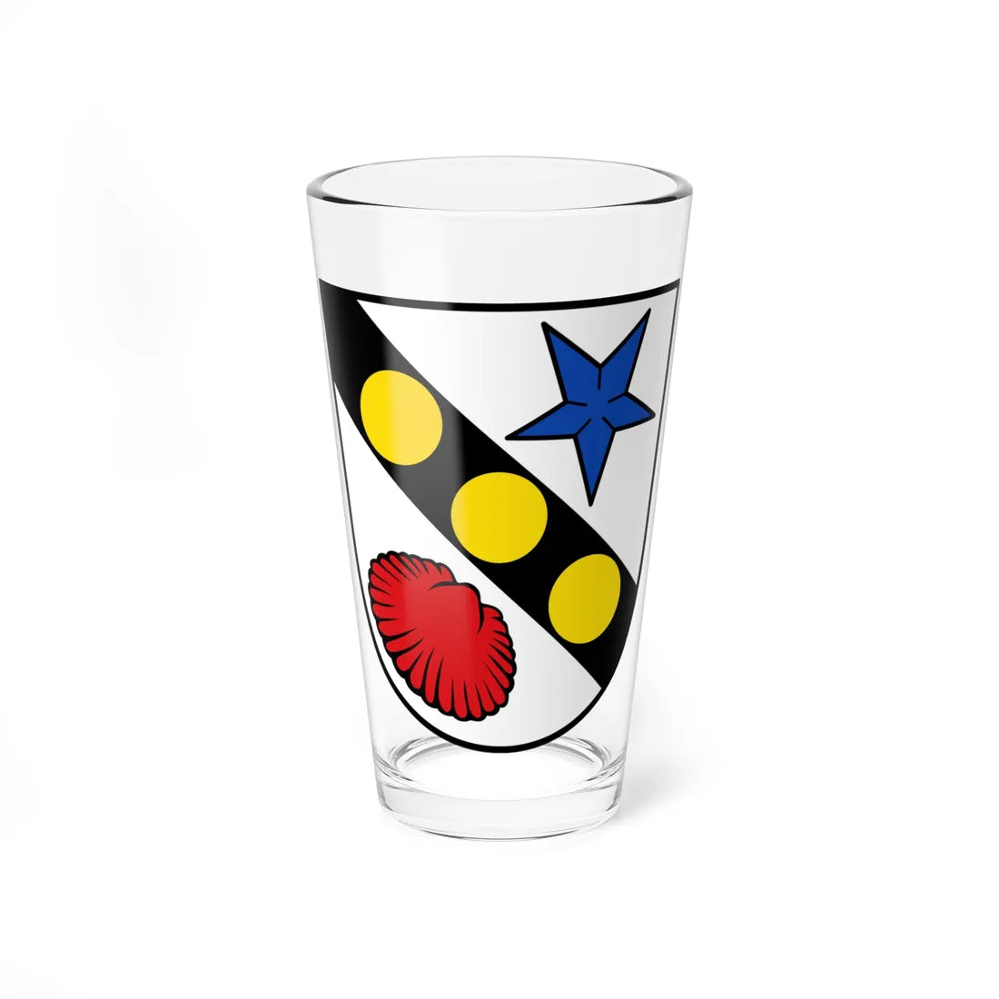 DEU Frauenneuharting COA (Germany) (Coat of Arms) Pint Glass 16oz 16oz - Go Mug Yourself