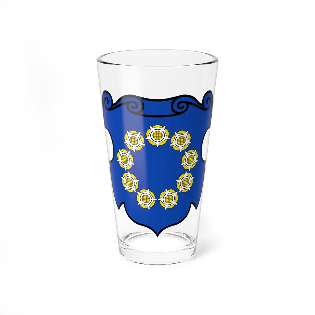 DEU Friedrichsdorf Friedrichsdorf COA (Germany) (Coat of Arms) Pint Glass 16oz 16oz - Go Mug Yourself