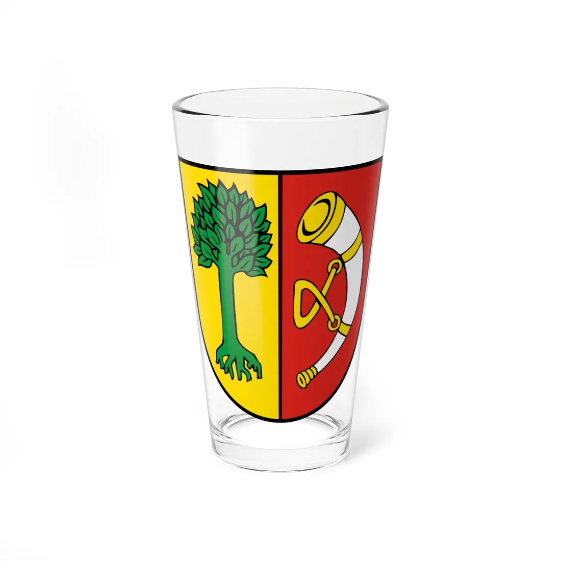 DEU Friedrichshafen COA (Germany) (Coat of Arms) Pint Glass 16oz 16oz - Go Mug Yourself