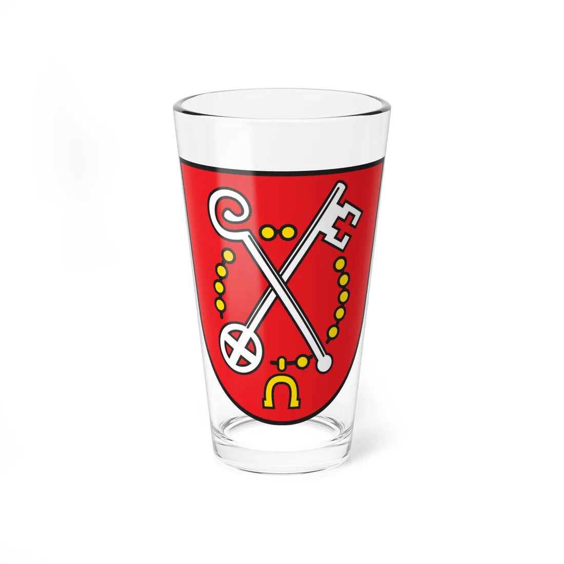 DEU Gaisbeuren COA (Germany) (Coat of Arms) Pint Glass 16oz 16oz - Go Mug Yourself