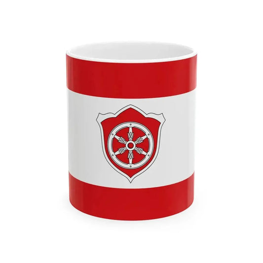 DEU Gernsheim Flag (Germany) White Coffee Mug 11oz - Go Mug Yourself