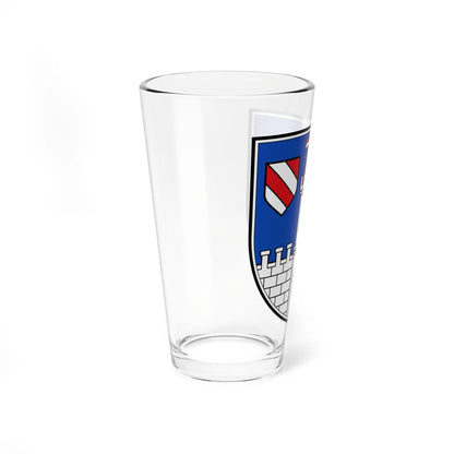 DEU Glauchau COA (Germany) (Coat of Arms) Pint Glass 16oz - Go Mug Yourself