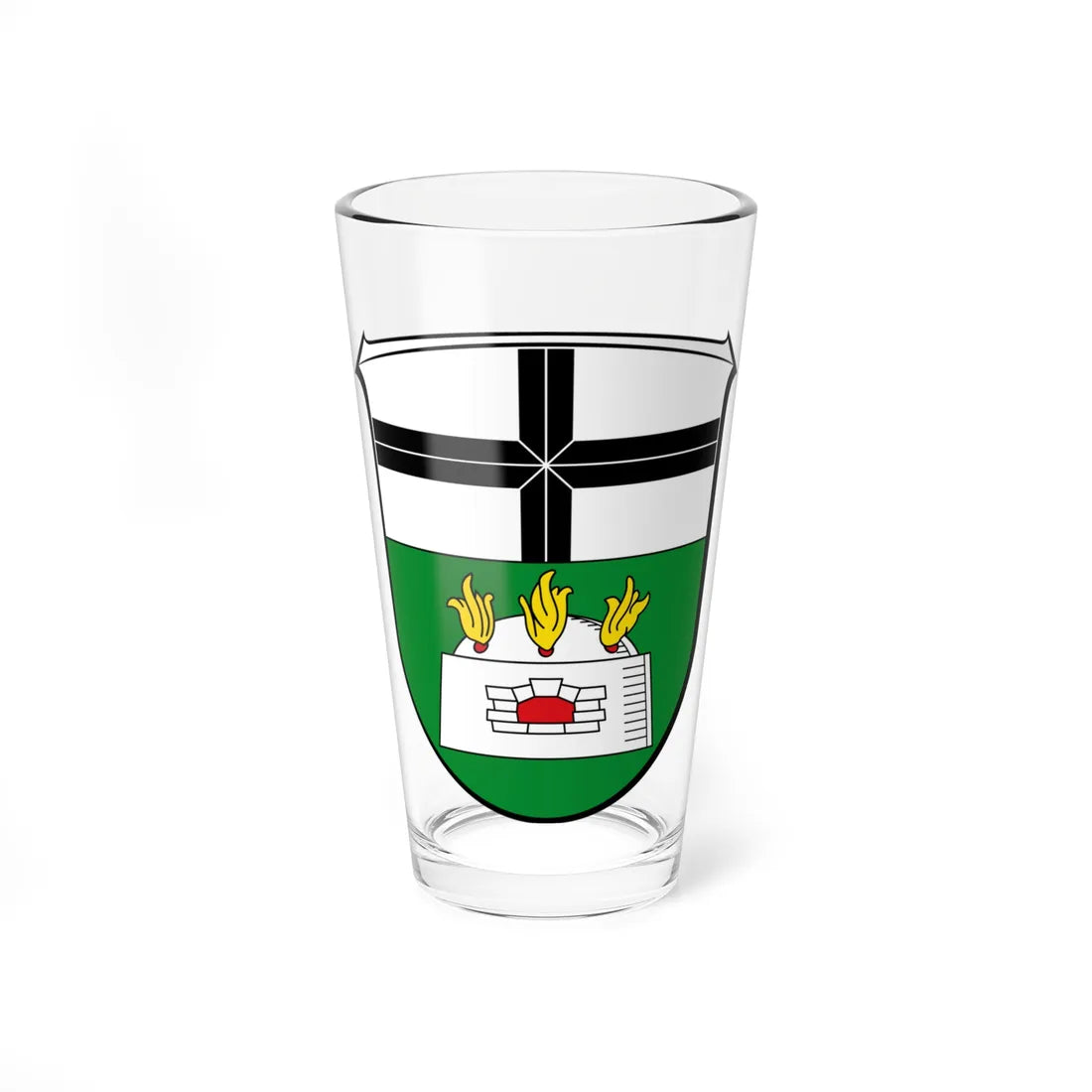 DEU Gläserzell COA (Germany) (Coat of Arms) Pint Glass 16oz 16oz - Go Mug Yourself
